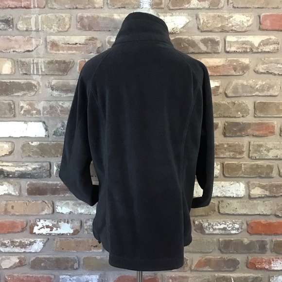 COLUMBIA Women’s Dark Charcoal Gray Fleece Full Zip Jacket XL - Picture 2 of 6